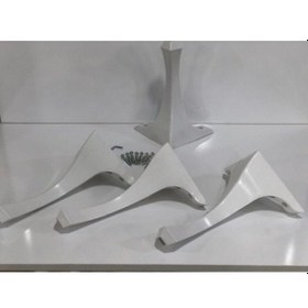 Resim 4'lü Lükens 28 Cm Dekoratif Sehpa Puf Komidin Ayağı - Masa Ayakları - 28 Cm Diğer 