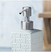 Resim 1 Adet Sabun Memesi Dağıtıcı Paslanmaz Çelik El Sıvı Dağıtıcı Banyo Dağıtıcı Şampuan Ev Otomatik Sabunluk 