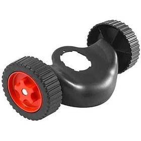 Resim Besthome1 Evrensel Bahçe Çim Biçme Makinesi Desteği - 30 Cm Siyah-kırmızı Tekerlek 
