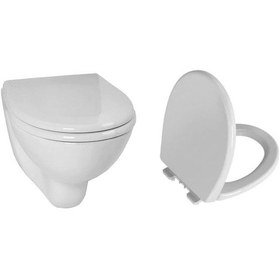 Resim Vitra Arkitekt Asma Klozet ve Vitra Universal 1 Nuvo Yavaş Kapak 