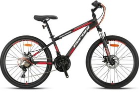 Resim MAGNUM - 27.5 MTB - 16' - 21 Vites - M.Disc - Mat Siyah - Gri\u002FKırmızı 