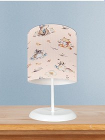 Resim Mekta Home Bebek Ve Çocuk Odası Hayvanlar Alemi Desenli Abajur 