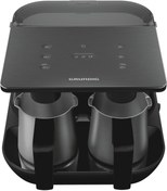 Resim Grundig Telve Duo Pro Türk Kahvesi Makinesi 1100 Watt Çelik Telve 