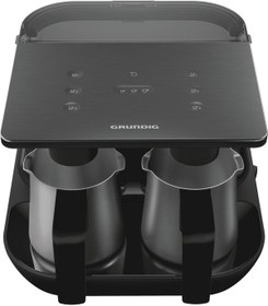 Resim Grundig Telve Duo Pro Türk Kahvesi Makinesi 1100 Watt Çelik Telve 
