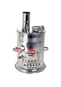 Resim Filcioğlu 5lt Semaver Çift Musluk Gri 