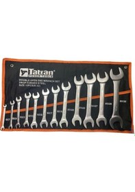 Resim Tatian Açık Ağız 12 Parça Anahtar Takımı Bez Çantalı 