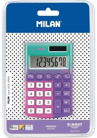 Resim Milan 151008snprbl Sunset Hesap Makinesi 8 Hane Lila - Pembe 