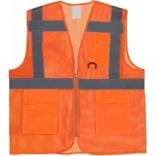 Resim Emirhan Cepli Mühendis Ikaz Yeleği Turuncu S 