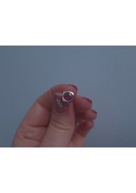 Resim Sirius Yakut Taşlı Büyük Tektaş Erkek 0 Küpesi 0802e0009 