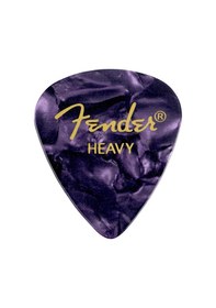 Resim Fender 1980351976 Premium Celluloid 351 Shape Heavy Gitar Penası Purple Moto Mor İnci Desen 351 Formu İle Her Tarza Uygun 12'li 