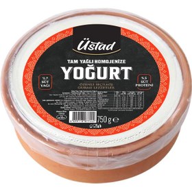 Resim Üstad Tam Yağlı Homojenize Yoğurt 750 G 