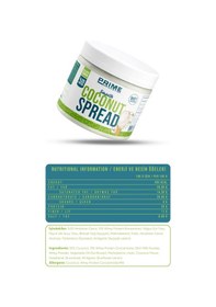 Resim Prime Nutrition Smooth Coconut Protein Spread 350 Gram Hindistan Cevizi Kreması 