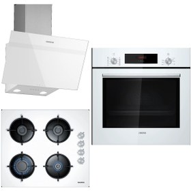 Resim 162 Beyaz 3'lü Ankastre Set (HB012FBW1T -EO6C2PB11O-LC63KPJ20T) 