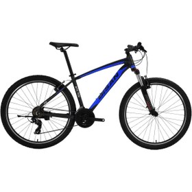 Resim Bisan MTX 7100 V FREN 17-43 CM 29 JANT 3X7 VİTES SİYAH MAVİ alüminyum Dağ Bisikleti BLC 