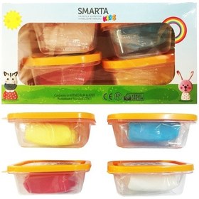 Resim Smarta Kıds 4 Renk Model Hamuru 4x70 Gr. Okul Seti 