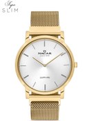 Resim Nacar SAFİR CAM ALTIN ERKEK KOL SAATİ NC34-290310-DSM 