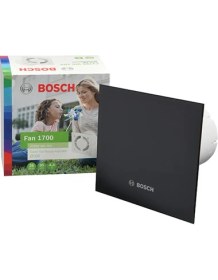 Resim Bosch Banyo Aspiratörü / Fanı 1700 Serisi Parlak Siyah 100 mm çap 