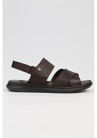 Resim Pierre Cardin Pc-5124-3892 Kahve-erkek Sandalet Kahverengi 