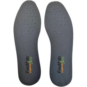 Resim Foottab Extra Anatomik Ayakkabı Içi Deri Tabanlık Siyah 