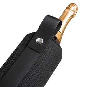 Resim Vacu Vin 38864606 Aktif Esnek Şarap ve Şampanya Soğutucu Artico, Siyah Limited Edition 