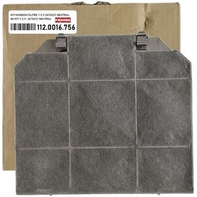 Resim Fgl 6015 Bk Xs/600 110.0152.539 Davlumbaz Karbon Filtre 1 Adet Bacasız Ankastre Aspiratör Filtresi 