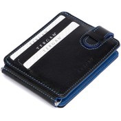 Resim Siyah Deri Unisex Kredi Kartlık - S1KK00001637-K1B 