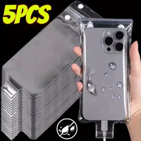 Resim 1'li Paket Bisiklet Teslimatçı Telefon Çantası Yağmurluk - Şarj Edilebilir Kelepçe ve Dokunmatik Ekran Şarj Portu ile, Şeffaf Dayanıklı Koruyucu Kılıf, Bisiklet Aksesuarları, Şık Tasarım, Güvenli Uyum, Bisiklet Tutkunları için 