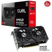 Resim Asus RX9060XT 8gb Gddr6 128BIT 2xdp/hdmı (DUAL-RX9060XT-8G) 