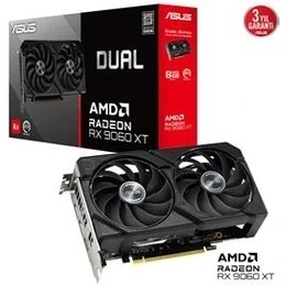 Resim Asus RX9060XT 8gb Gddr6 128BIT 2xdp/hdmı (DUAL-RX9060XT-8G) 
