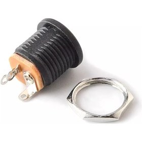 Resim Ic-258 Dc Şase 2.5 Mm 5.5X2.5 Mm Erkek Şase Jak Fiş Somunlu 25 Adet 