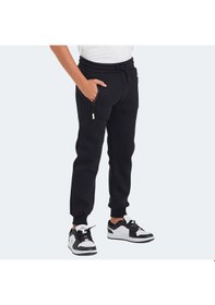 Resim Slazenger LAMIS Çocuk Fermuar Cepli Siyah Eşofman Altı 
