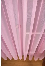 Resim Şeker Pembe Grek Tül Perde Petek Zemin 