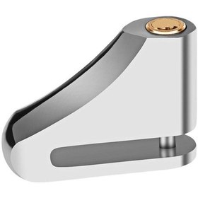 Resim Disk Fren Kilidi Alaşımlı Çelik Bisikletler Disk Kilidi Motosiklet Gümüşüne Uyuyor 