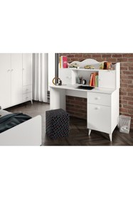 Resim WENCE Akasya Modern Genç Odası Takımı Beyaz - 4 Parçalı Ve Tamamı 1. Kalite Mdf 