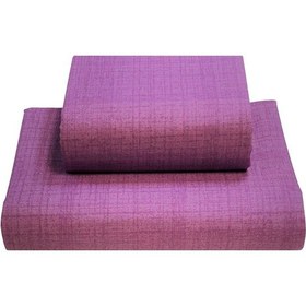 Resim Alla Turca Ranforce Çift Kişilik Düz Çarşaf Seti-mor 