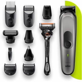 Resim Braun MGK 7320 Erkek Bakım Kiti 10'u 1 Arada Şekillendirici + Gillette Braun