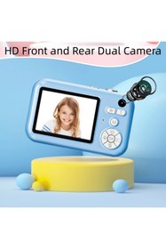 Resim UralTeknik Y11 Dijital Fotoğraf Makinesi Çocuk Mini 1080p Hd Kamera Mp3 Çalar, Oyun, Video Kaydedici, Selfie 