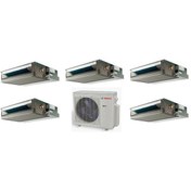 Resim Bosch 42000 BTU 1 Dış + 5 İç Ünite (9+9+9+12+12) Kanal Tipi Multi Inverter Klima 