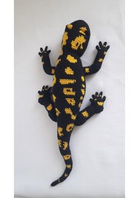 Resim Amigurumi Semender Oyuncak-figür 