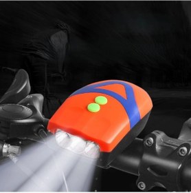 Resim Ledli Bisiklet Kornası Çok Renkli 