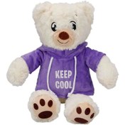 Resim Nessiworld Kapşonlu Peluş Ayı 30 cm. 