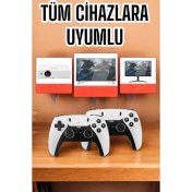 Resim Joystick Çift Kollu Oyun Kolu Retro Oyun Yüksek Çözünürlüklü 3D Game 