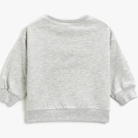 Resim Kız Bebek 101 Dalmaçyalı Baskılı Sweatshirt Lisanslı 