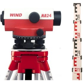 Resim WIND NA24 Otomatik Nivo Seti - WindNA24 Nivo Takımı Tripod ve Mira HEDİYE ! 