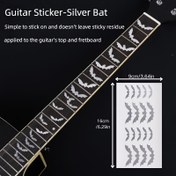 Resim Gitar & Ukulele Perde Stickerları - Dayanıklı ABS, Enstrümanınızın Görünümünü Geliştirin 