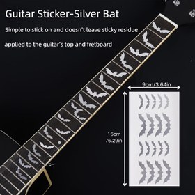 Resim Gitar & Ukulele Perde Stickerları - Dayanıklı ABS, Enstrümanınızın Görünümünü Geliştirin 