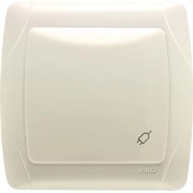 Resim Mena Rise Carmen Krem Kapaklı Topraklı Priz Çarpma Karşıtı 