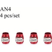 Resim Cloudstore An4 An6 An8 An10 4lü Set Universal Hortum Kelepçesi Radyatör Yakıt Bağlantı 