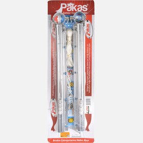 Resim Pakas PKS 07 Çek As Makaralı Alüminyum Çamaşır Kurutmalık Gri 