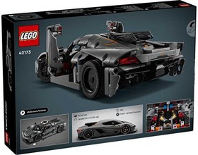 Resim LEGO ® Technic Koenigsegg Jesko Absolut Gri Hiper Araba 42173 - Çocuklar için Oyuncak Yapım Seti (801P) 